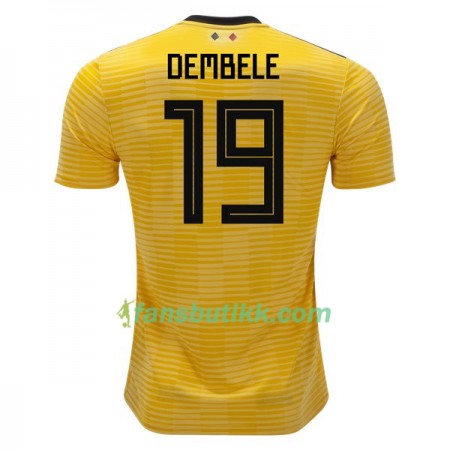 Fotball-VM 2018 Belgia drakt Dembele 19 Bortetrøye